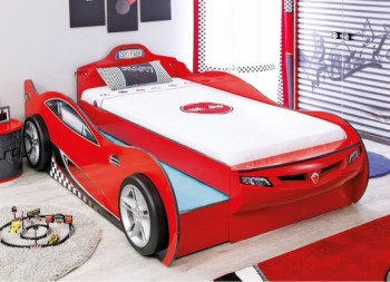 CARBED Кровать-машина Coupe с выдвижной кроватью Red 20.03.1306.00 в Камне-на-Оби - kamen-na-obi.mebel54.com | фото