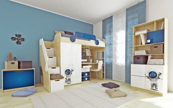 Детская комната Санни (Белый/корпус Клен) в Камне-на-Оби - kamen-na-obi.mebel54.com | фото