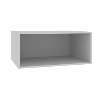 Гарда ГПГС 800 шкаф верхний горизонтальный глубокий со стеклом (Пурпур/корпус Серый) в Камне-на-Оби - kamen-na-obi.mebel54.com | фото