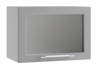 Гарда ПГС 500 шкаф верхний горизонтальный со стеклом Индиго в Камне-на-Оби - kamen-na-obi.mebel54.com | фото