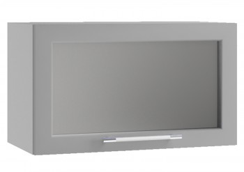 Гарда ПГС 600 шкаф верхний горизонтальный со стеклом Ваниль в Камне-на-Оби - kamen-na-obi.mebel54.com | фото