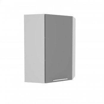 Капри ВПУ 600 шкаф верхний угловой высокий (Камень темный/корпус Серый) в Камне-на-Оби - kamen-na-obi.mebel54.com | фото