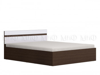 Ким кровать 1,4 (Венге/белый глянец) в Камне-на-Оби - kamen-na-obi.mebel54.com | фото