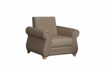 Кресло для отдыха "Порто" (велюр киви латте / микровельвет крем) в Камне-на-Оби - kamen-na-obi.mebel54.com | фото