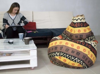 Кресло-груша Большое-Африка в Камне-на-Оби - kamen-na-obi.mebel54.com | фото