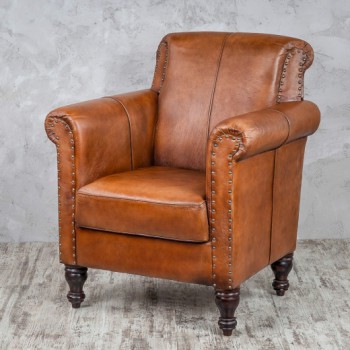 Кресло кожаное Лофт Чарльз в Камне-на-Оби - kamen-na-obi.mebel54.com | фото