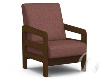 Кресло отдыха Вега-34 (орех лак/UNO BERRY) в Камне-на-Оби - kamen-na-obi.mebel54.com | фото
