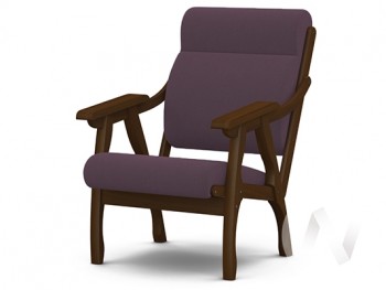 Кресло Вега-10 (орех лак/ULTRA PLUM) в Камне-на-Оби - kamen-na-obi.mebel54.com | фото
