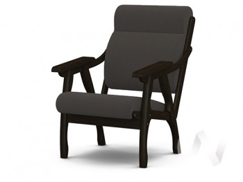Кресло Вега-10 (венге лак/ULTRA GRAFIT) в Камне-на-Оби - kamen-na-obi.mebel54.com | фото