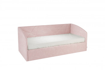 Кровать 0.9 Бест Софа (Нежно-розовый велюр) в Камне-на-Оби - kamen-na-obi.mebel54.com | фото