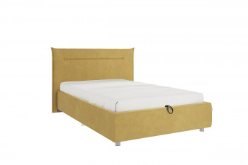 Кровать 1,2 Альба (Медовый велюр/под-мех) в Камне-на-Оби - kamen-na-obi.mebel54.com | фото