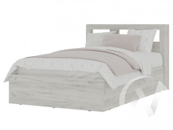 Кровать 1,2 МС Гранд (дуб крафт белый) в Камне-на-Оби - kamen-na-obi.mebel54.com | фото