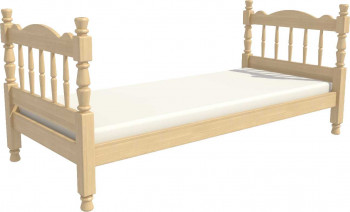 Кровать одинарная Аленка из массива сосны 800*1890 Сосна в Камне-на-Оби - kamen-na-obi.mebel54.com | фото