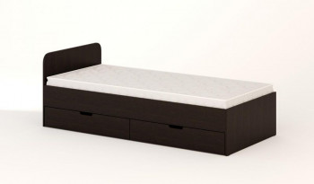Кровать с ящиками 900 (Венге) в Камне-на-Оби - kamen-na-obi.mebel54.com | фото