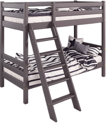 Кровать Соня вариант 10 двухъярусная с наклонной лестницей Лаванда в Камне-на-Оби - kamen-na-obi.mebel54.com | фото