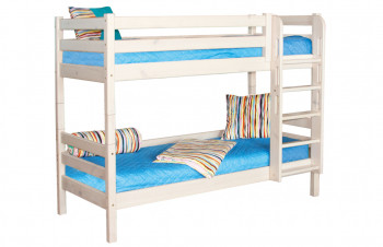 Кровать Соня вариант 9 двухъярусная с прямой лестницей Лаванда в Камне-на-Оби - kamen-na-obi.mebel54.com | фото