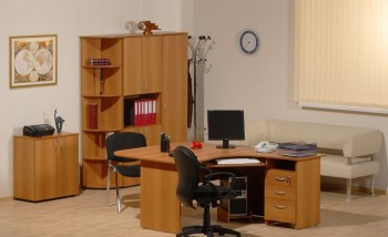 Мебель для персонала Рубин 42 Светлый миланский орех в Камне-на-Оби - kamen-na-obi.mebel54.com | фото