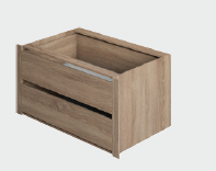 Модуль с ящиками для 2-х дверного шкафа Локер 388/776/471 Дуб Сонома в Камне-на-Оби - kamen-na-obi.mebel54.com | фото