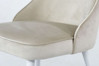 Набор стульев Милан 2 шт (пломбир велюр/белый) в Камне-на-Оби - kamen-na-obi.mebel54.com | фото