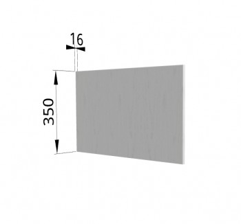 Панель торцевая (для шкафа горизонтального глубокого) ГПГ Капля (Белый) в Камне-на-Оби - kamen-na-obi.mebel54.com | фото