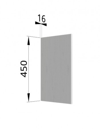 Панель торцевая (для шкафа горизонтального высокого) ВПГ Гарда (Белый) в Камне-на-Оби - kamen-na-obi.mebel54.com | фото