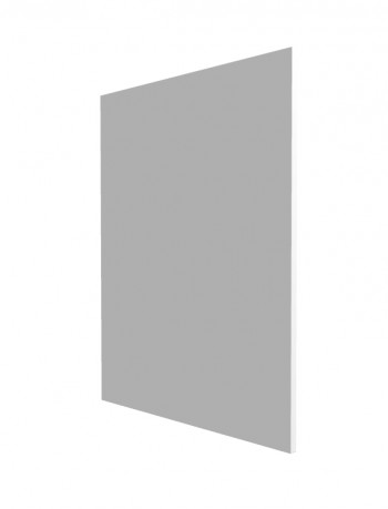 Панель торцевая С Ройс (для шкафов нижних) Белый софт в Камне-на-Оби - kamen-na-obi.mebel54.com | фото