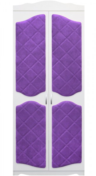 Шкаф 2-х створчатый серии Иллюзия 32 фиолетовый в Камне-на-Оби - kamen-na-obi.mebel54.com | фото
