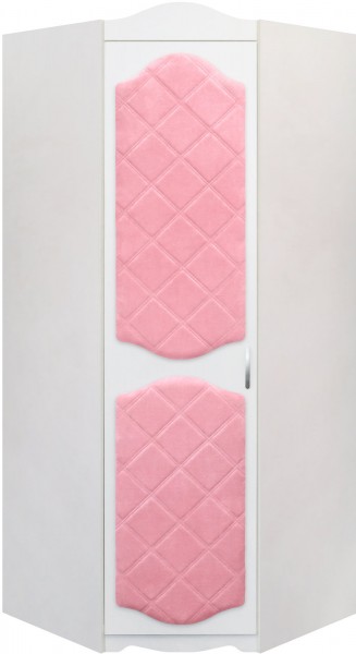 Шкаф угловой Иллюзия 36 Светло-розовый в Камне-на-Оби - kamen-na-obi.mebel54.com | фото