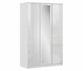 Шкаф 3-х дверный СБ-2493 Медея (Белый/Белый глянец) в Камне-на-Оби - kamen-na-obi.mebel54.com | фото