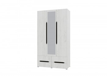 Шкаф 3-х створчатый с ящиками и зеркалом Вега (Прованс) в Камне-на-Оби - kamen-na-obi.mebel54.com | фото