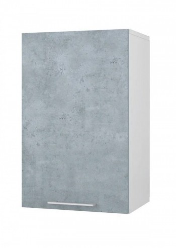 Шкаф 40 с фасадом Лофт (Камень Оленна/Белый) в Камне-на-Оби - kamen-na-obi.mebel54.com | фото