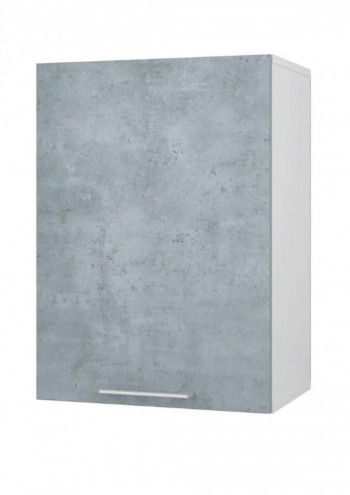 Шкаф 45 с фасадом Лофт (Камень Оленна/Белый) в Камне-на-Оби - kamen-na-obi.mebel54.com | фото
