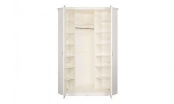 Шкаф для одежды 13.124 Ливерпуль (Белый, ясень ваниль НМ-1012-100 ПВХ) в Камне-на-Оби - kamen-na-obi.mebel54.com | фото