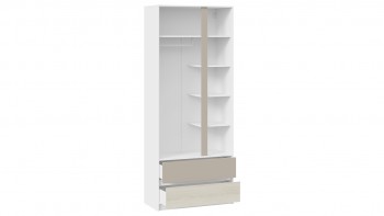 Шкаф для одежды комбинированный «Сканди» Дуб Гарден/Белый/Глиняный серый в Камне-на-Оби - kamen-na-obi.mebel54.com | фото