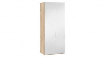 Шкаф для одежды с 2 зеркальными дверями «Эмбер» Яблоня Беллуно в Камне-на-Оби - kamen-na-obi.mebel54.com | фото