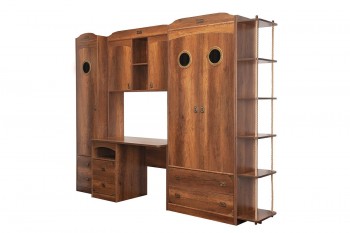 Шкаф комбинированный для белья «Навигатор» (Дуб Каньон) в Камне-на-Оби - kamen-na-obi.mebel54.com | фото