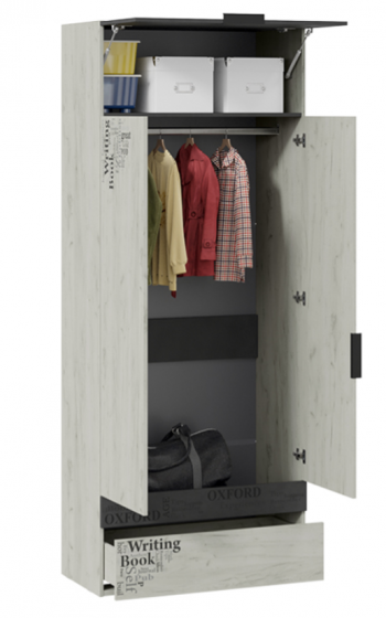 Шкаф комбинированный для одежды «Оксфорд-2» в Камне-на-Оби - kamen-na-obi.mebel54.com | фото