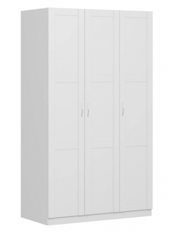 Шкаф трехдверный Пегас сборный белый в Камне-на-Оби - kamen-na-obi.mebel54.com | фото