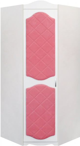Шкаф угловой Иллюзия 89 Розовый в Камне-на-Оби - kamen-na-obi.mebel54.com | фото