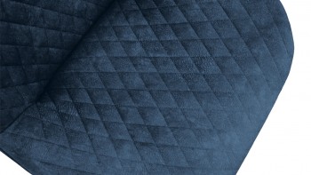 Стул «Оливер» К3 Черный/Микровелюр Wellmart Blue в Камне-на-Оби - kamen-na-obi.mebel54.com | фото