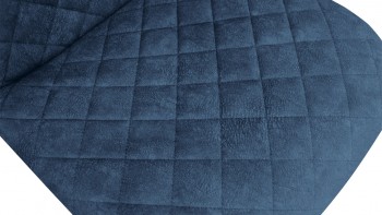 Стул «Ричи» К1С Черный муар/Микровелюр Wellmart Blue в Камне-на-Оби - kamen-na-obi.mebel54.com | фото