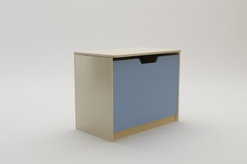 Ящик для игрушек Скай (Синий/корпус Клен) в Камне-на-Оби - kamen-na-obi.mebel54.com | фото