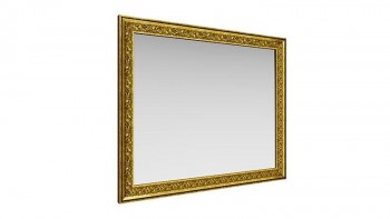 Зеркало навесное "Айрум"/(дуб кальяри / профиль: золото с орнаментом) в Камне-на-Оби - kamen-na-obi.mebel54.com | фото